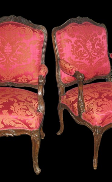 18 Fauteuil Paire Louis XV estampillé